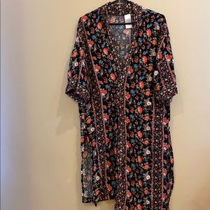 Kimono style swim cover/ robe